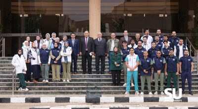 القافلة الطبية لكلية طب الاسنان والصيدلة- وسط سيناء (2)