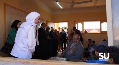 القافلة الطبية لكلية طب الاسنان والصيدلة- وسط سيناء (4)