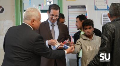 القافلة الطبية لكلية طب الاسنان والصيدلة- وسط سيناء (8)