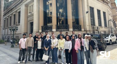 Faculty of Business Administration at Sinai University Visit the Egyptian Stock Exchange-Kantara