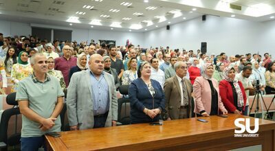 إبداع كلية الصيدلة جامعة سيناء- فرع القنطرة في حب الوطن احتفالية نصر أكتوبر